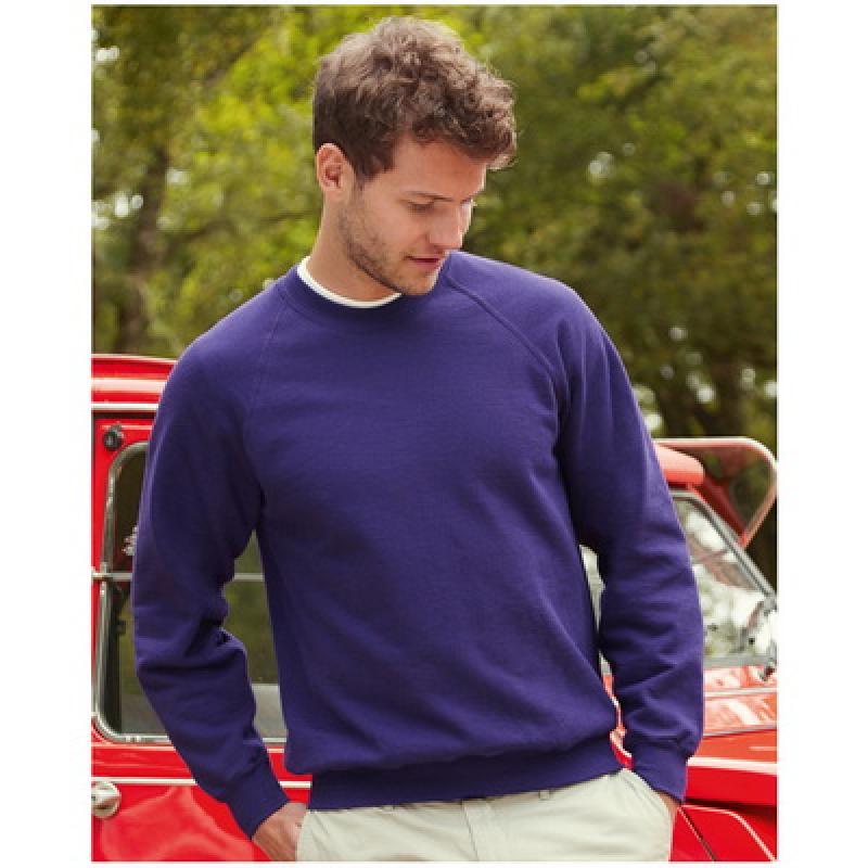 fruit of the loom raglan sweatshirt