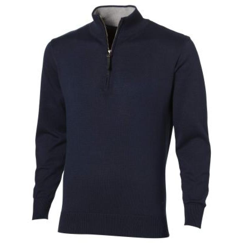 branded quarter zip