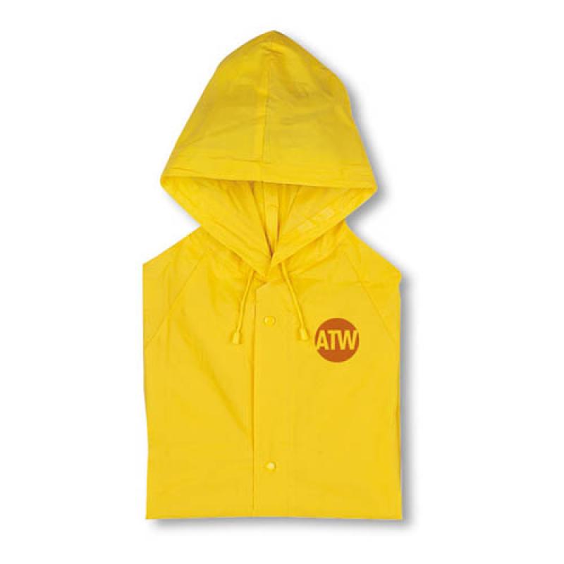 pvc raincoat with hood