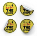 Image of Stay Safe Floor & Window Stickers