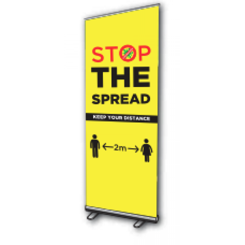 Image of Stop The Spread - Roller Banner