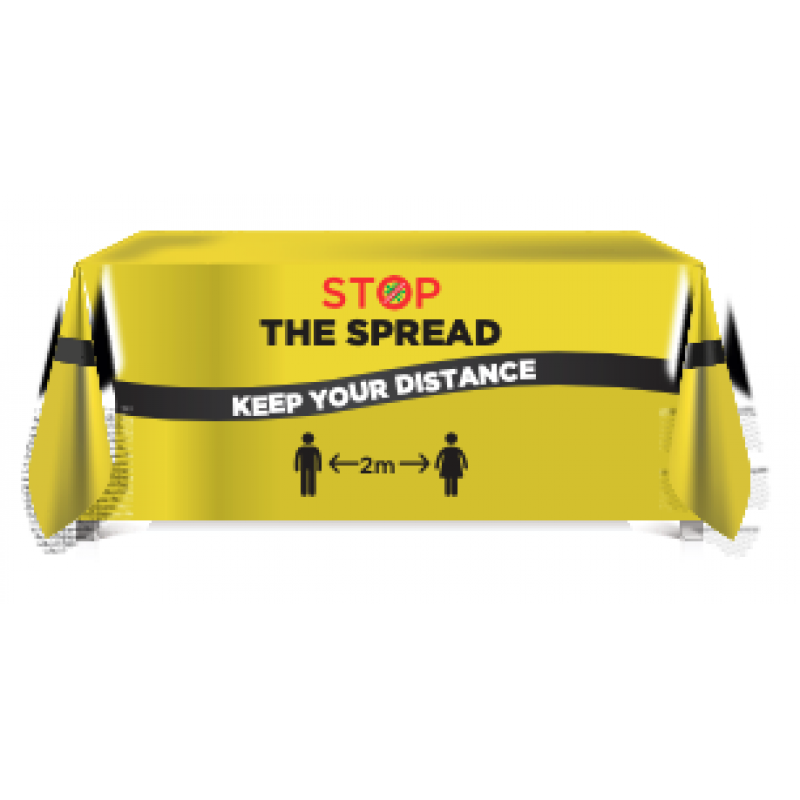 Image of Stop The Spread - Table & Tablecloth