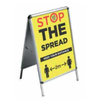 Image of Stop The Spread - A-Frame Sign
