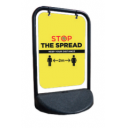 Image of Stop The Spread - Pavement Sign