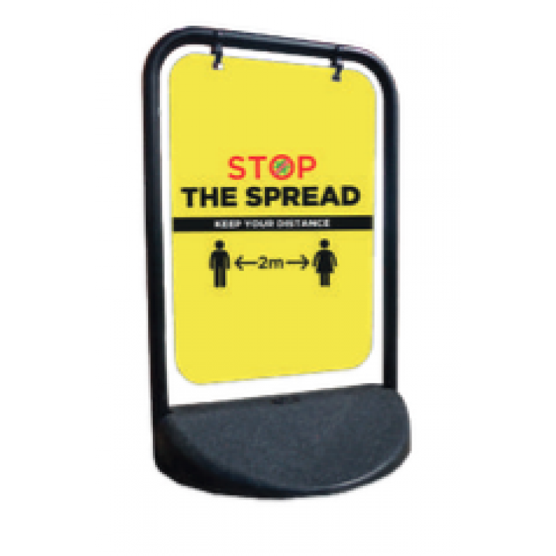 Image of Stop The Spread - Pavement Sign