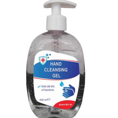 Image of Branded Hand Sanitiser 400ml 
