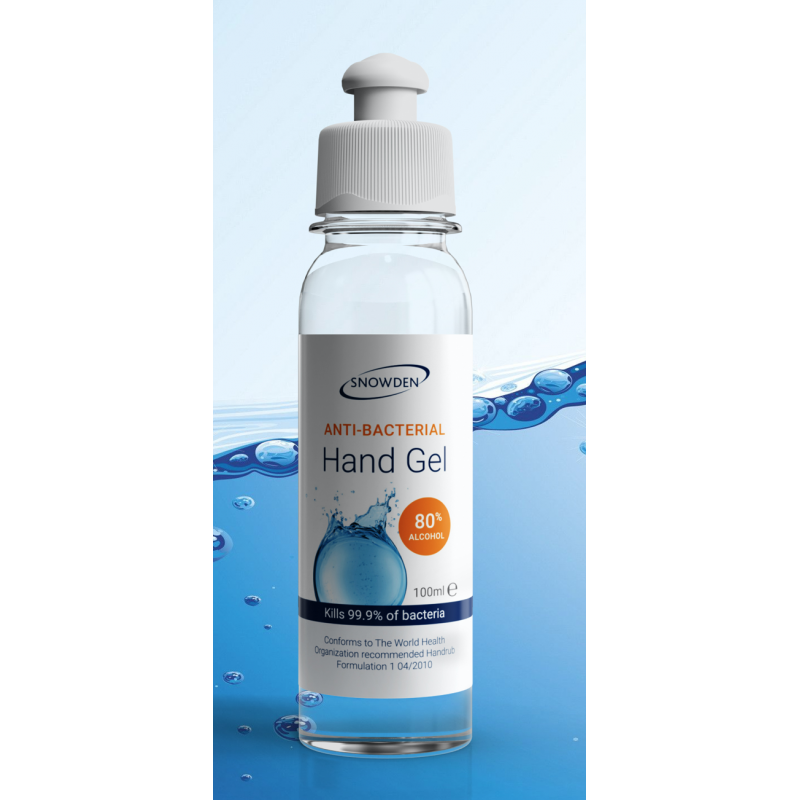 Image of Snowdon 50ml Hand Sanitiser 70% Alcohol - Plain Stock (Bulk Purchase) 