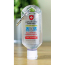 Image of Antibacterial Hand Sanitiser with Carabiner Clip