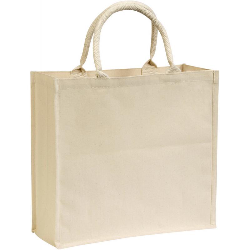 branded canvas tote bag