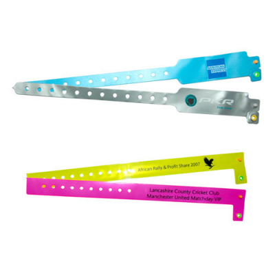 Image of Printed Vinyl Identification Wristbands