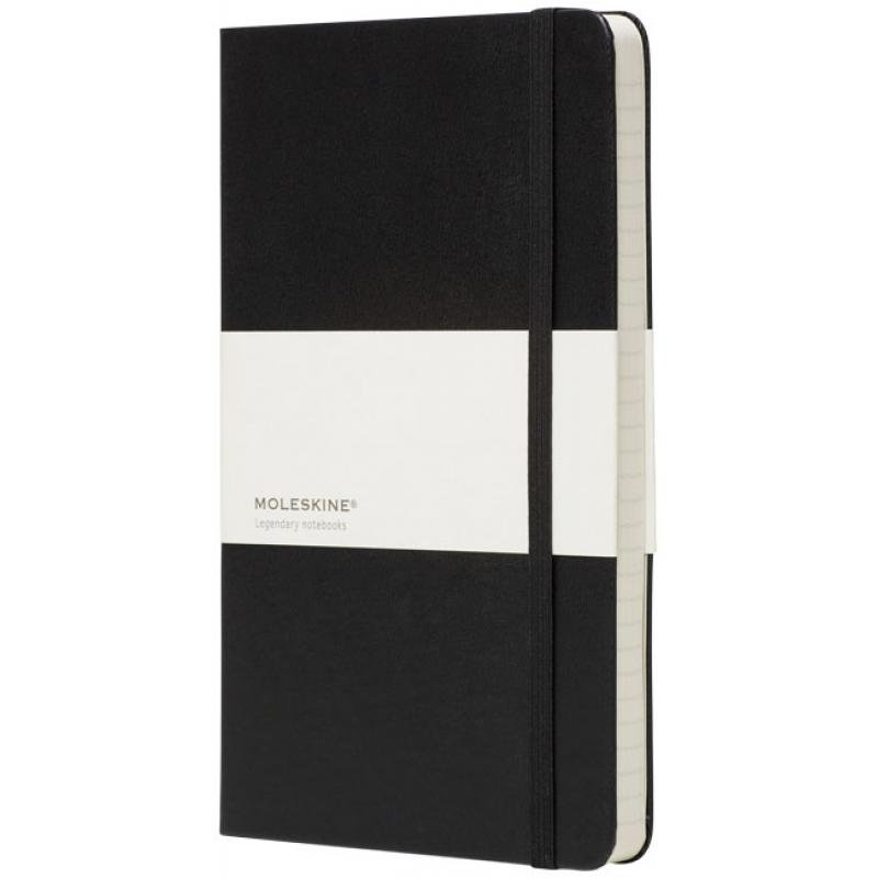 Image of Custom Moleskine Classic Hard Cover Notebook, Ruled - Large Edition