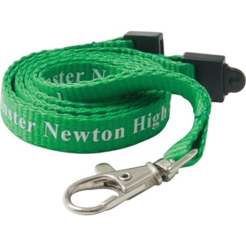 Image of Custom Lanyard in Flat Polyester - 10mm