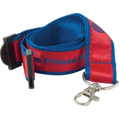 Image of Custom Printed Satin Applique Lanyard - 20mm