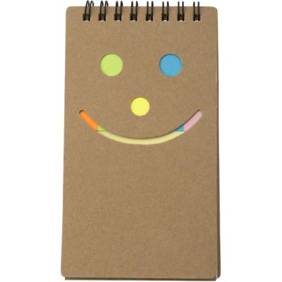 Image of Branded Notebook with sticky notes
