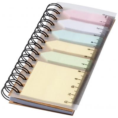 Image of Custom Spiral sticky notebook