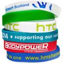 Image of Custom De-bossed Silicon Wristband
