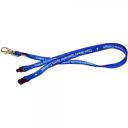 Image of Custom Flat Weave Nylon Lanyard - 10mm