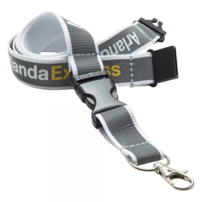 Image of Custom Reflective Lanyard - 15mm