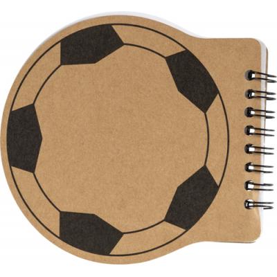 Image of Custom Football shaped notebook