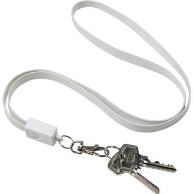 Image of Custom TPE lanyard and charging cable