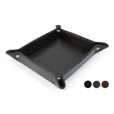 Image of Sandringham Nappa Leather Desk Tidy or Coin Tray