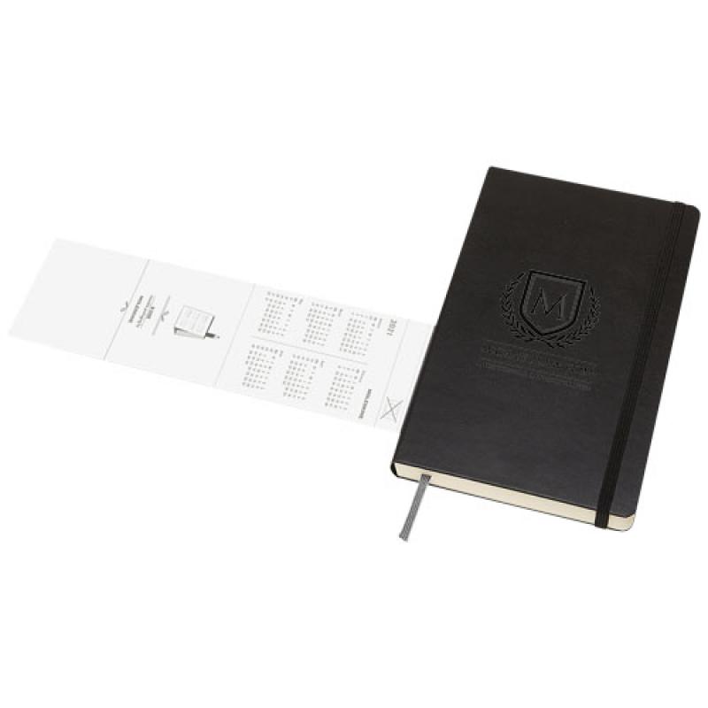 Image of Moleskine 12M daily hard cover planner - Large